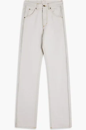 Maison Margiela Avp Stright Leg Denim Ice Pants 5 Pockets for Men | The Deal Outlet