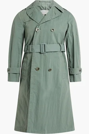 Maison Margiela Greens Trench Coat for Men | The Deal Outlet