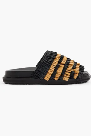 Marni Fussbett Fringed Sandals for Women | The Deal Outlet