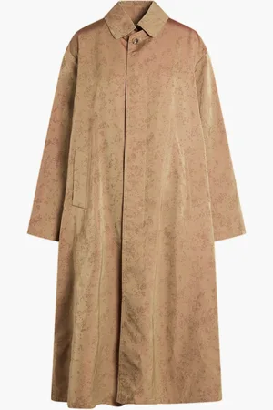 Maison Margiela Avp Long Camel Trench Coat for Women | The Deal Outlet