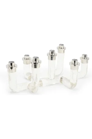 Jonathan Adler Jnr Pompidou Candelabra - Clear | The Deal Outlet