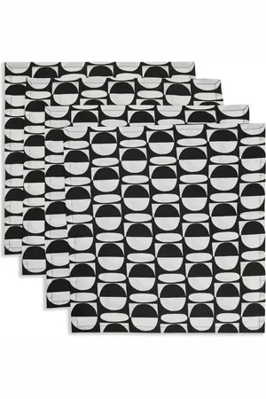 Jonathan Adler Jnr Vallauris Napkin - Set Of 4 - Blackwhite | The Deal Outlet