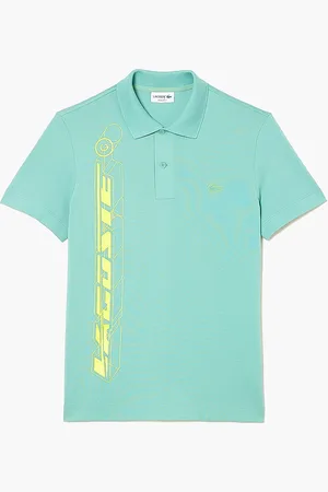 Lacoste Short Sleeved Ribbed Collar Shirt for Men | The Deal Outlet