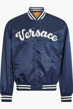 VERSACE Outerwear Varsity Bomber Jacket Varisty Logo for Men | The Deal Outlet