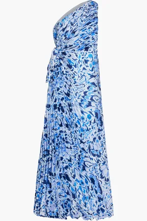 MONIQUE LHUILLIER Sleeveless Satin Long Dress for Women | The Deal Outlet