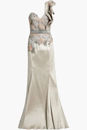 Terani Couture 3d Lace Long Dress for Women | The Deal Outlet