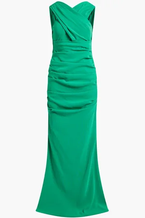 TALBOT RUNHOF Long Dress - Stretch Triacetate Crpe for Women | The Deal Outlet