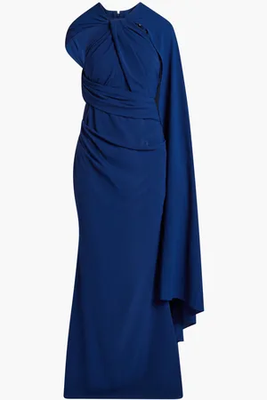 TALBOT RUNHOF Long Dress - Stretch Crespina for Women | The Deal Outlet