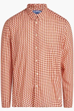 Vilebrequin Caracal Hs23 Chemise Paille for Men | The Deal Outlet
