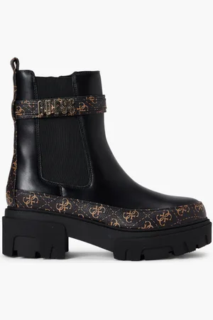 Guess Yelma Logo Hardware Boots for Women | The Deal Outlet