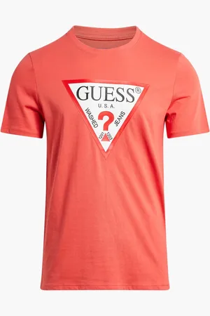 Guess Original Logo Organic Stream Jersey T-shirt for Men | The Deal Outlet