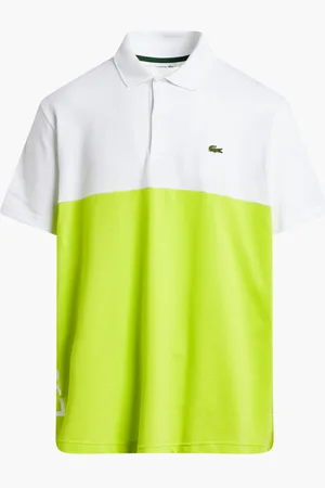Lacoste Short Sleeved Ribbed Collar Shirt for Men | The Deal Outlet
