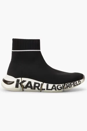 Karl Lagerfeld Quadra Knit Boot Logo for Women | The Deal Outlet