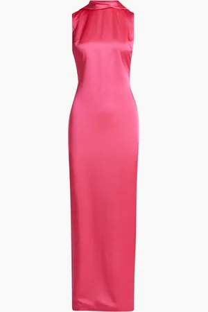 VERSACE Cocktail Dress Enver Satin Shiny Fabric for Women | The Deal Outlet