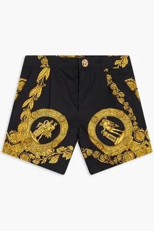 VERSACE Shorts Maschera Baroque Kids Poplin for Boys | The Deal Outlet