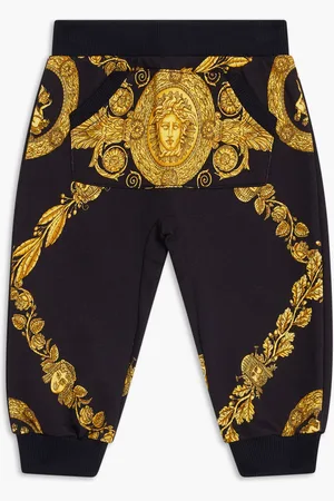 VERSACE Sweatpant Maschera Baroque Kids Fleece for Boys | The Deal Outlet
