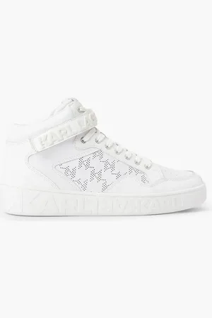 Karl Lagerfeld Kupsole Iii Mid Cut Perf Strap for Women | The Deal Outlet