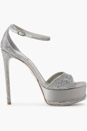 RENE CAOVILLA Satinlight Chrome Strass for Women | The Deal Outlet