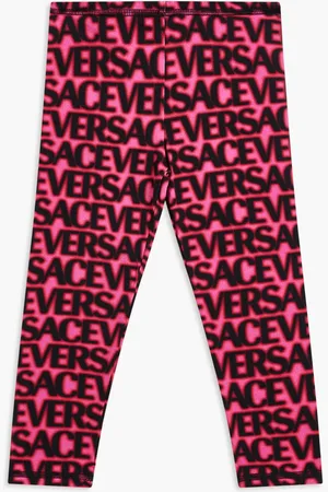 VERSACE Leggings On Repeat Kids Jersey for Girls | The Deal Outlet