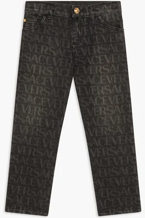 VERSACE Pant Denim Denim + On Repeat Kids Laser for Boys | The Deal Outlet