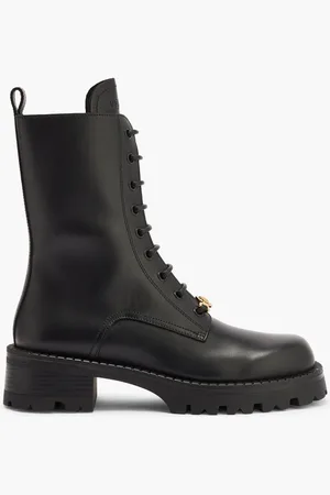 VERSACE Booties T.35 Calf Leather for Women | The Deal Outlet