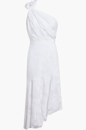 MONIQUE LHUILLIER One Shoulder Long Dress for Women | The Deal Outlet
