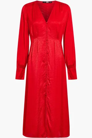 Karl Lagerfeld Logo Jacquard Shirtdress for Women | The Deal Outlet