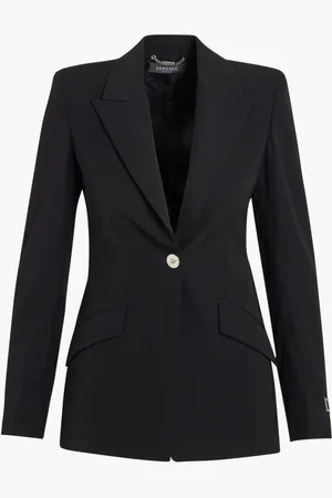 VERSACE Informal Jacket Ecofriendly Tailoring Wool Fabric for Women | The Deal Outlet