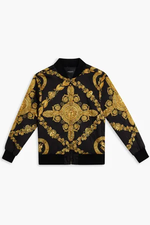 VERSACE Padded Jacket Maschera Baroque Poly Twill for Boys | The Deal Outlet