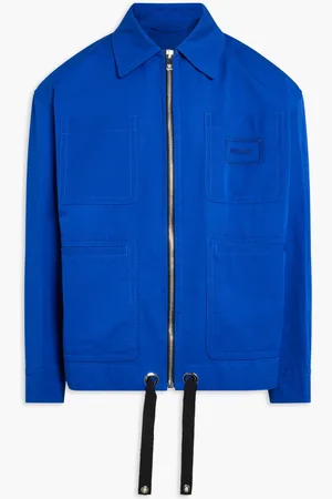 VERSACE Blouson Compact Cotton Popeline Fabric for Men | The Deal Outlet