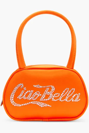 Amina Muaddi Superamini Bella Satin & White Crystals for Women | The Deal Outlet