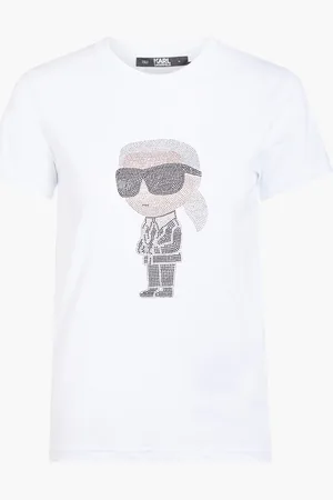 Karl Lagerfeld Ikonik 2.0 Karl Rs T-shirt for Women | The Deal Outlet