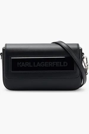 Karl Lagerfeld Ikonk Sm Flap Shb Leather for Women | The Deal Outlet