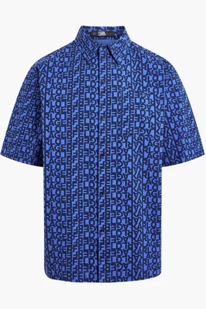 Karl Lagerfeld Sslvaop Seersucker Shirt for Men | The Deal Outlet