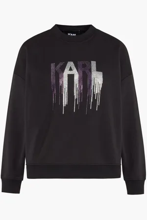 Karl Lagerfeld Rhinestone Sweatshirt for Women | The Deal Outlet