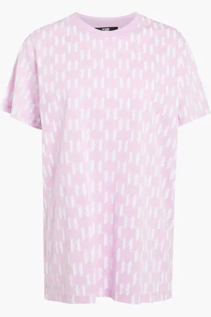 Karl Lagerfeld Kl Monogram Aop T-shirt for Women | The Deal Outlet