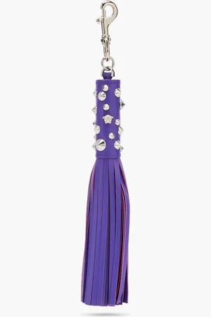 VERSACE Plain Fribged Key Ring for Women | The Deal Outlet