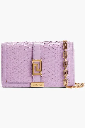VERSACE Wallet On Chain Greca Goddess Python for Women | The Deal Outlet