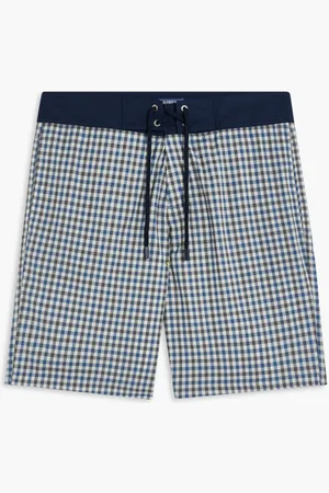 Vilebrequin Mailey Maillot De Bain Gris/bleu for Men | The Deal Outlet