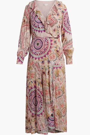 Guess Ls Monique Long Dress for Women | The Deal Outlet