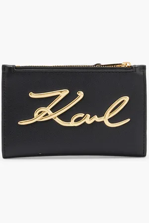 Karl Lagerfeld Ksignature Bifold Zip Ch for Women | The Deal Outlet