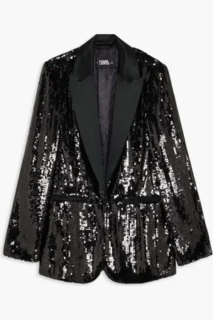 Karl Lagerfeld Sequin Evening Blazer for Women | The Deal Outlet