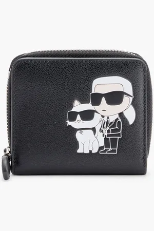 Karl Lagerfeld Kikonik 2 Leather M Bfld Wl for Women | The Deal Outlet