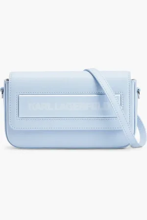 Karl Lagerfeld Ikonk Sm Flap Shb Leather for Women | The Deal Outlet