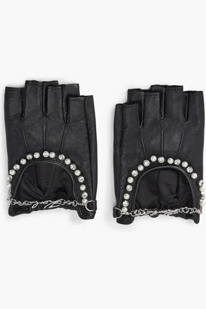 Karl Lagerfeld Ksignature Embelish Fl Glove for Women | The Deal Outlet