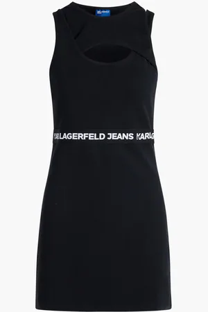 Karl Lagerfeld Klj Logo Elastic Tank Dress for Women | The Deal Outlet