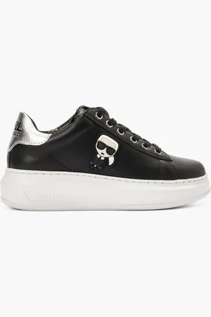 Karl Lagerfeld Ikonik Low Lace-up Sneakers for Women | The Deal Outlet