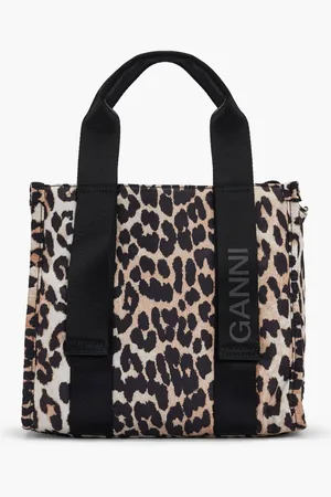 Ganni Recycled Tech Small Tote Print for Women | The Deal Outlet