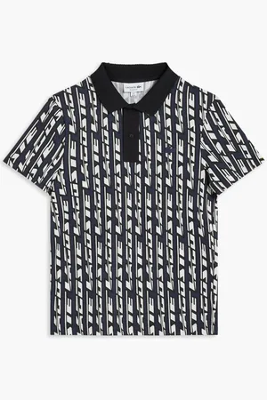 Lacoste Short Sleeved Ribbed Collar Shirt for Men | The Deal Outlet