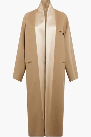 Salvatore Ferragamo Brushed Splittable Wool Dust Coat for Women | The Deal Outlet